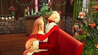 Tav's Big Tits Bounce as She Rides Astarion on Christmas Eve!