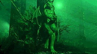 distraida por un dragon in wild hentai action