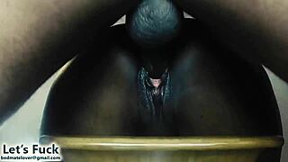 i'm fucking that black pussy with my monster cock
