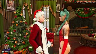 Tav's Big Tits Bounce as She Rides Astarion on Christmas Eve!