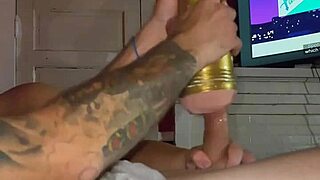 wife relaxes with self-pleasure before intimacy