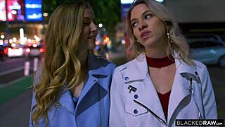 Interracial prom orgy with cum in mouths