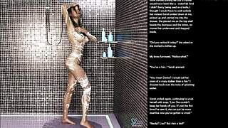 in this hentai episode, small girl makes gesture