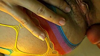 Evening close up fuck n cum inside hairy pussy