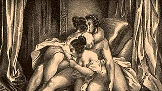 vintage erotic illustration brings back steamy retro vibes