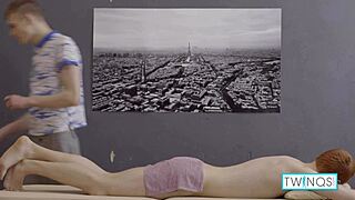 michael slowly fucks lucas tight butthole