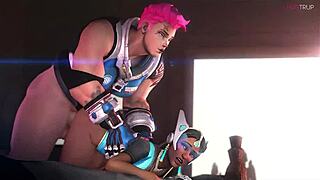 symmetra's redux in a perv garden