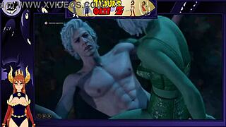 Astorian Fucks Female Namekian in Hentai