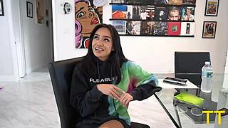 Tight pussy petite 18+ Asian slut gets pounded.