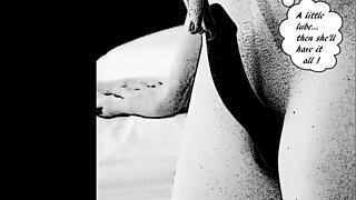 imogene encounters the widow in anime style