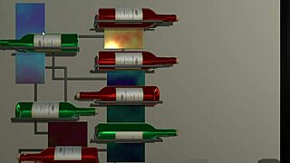 Hentai teen handles monster cocks in wild blowbang scene