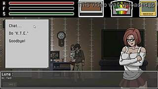 man fucked pretty lady in hentai game