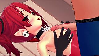 Etna from Disgaea strips bikini for hentai fuck