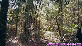 Petite 18+ Roughfucked and Facialized After Sucking