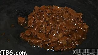 Intensive Caning For Worthless Hottie