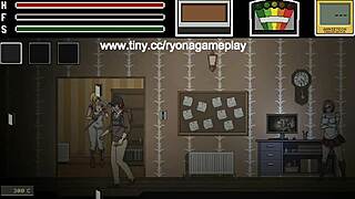 man fucked pretty lady in hentai game