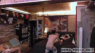 hardcore cum play with 7 tops and 1 bottom in turkey