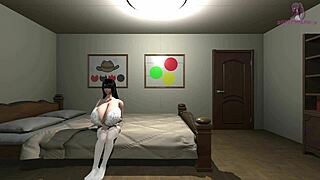 Hentai teen handles monster cocks in wild blowbang scene