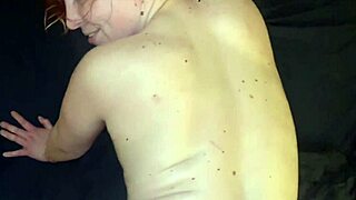 slutty girl sucks, rides anal, and swallows cum in pov