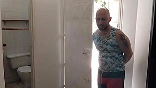 using a flour excuse, i visit my friend's latina wife for deepthroat and facial cumshot outdoors.