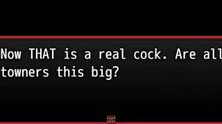 Damsel sucks premature ejaculating cock in harem hentai