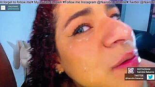 Sloppy Completo Extreme Cum Facial Webcam