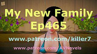 My New Family 465 Featuring Brunette Tits and Monster Cock