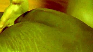 Beautiful womanly massage turns erotic with interracial couple.