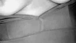 Latina Masturbates Before Big Cock