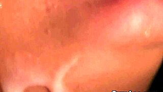 Beautiful job of facial and cumshot on a fuck doll