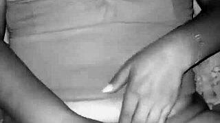 Latina Masturbates Before Big Cock