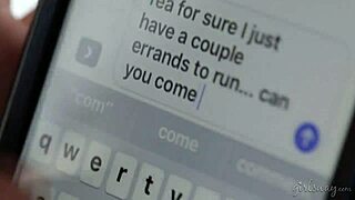 Text message interrupts keisha grey and haley reed's hot lesbian muff diving