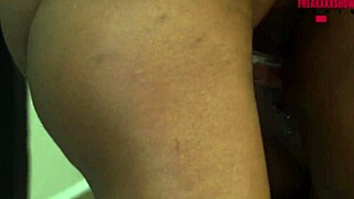 Big Ass Ebony Lady Pounded Hard And Moaning Loudly!