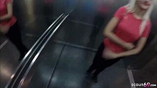 Damn, this German teen 18+ gets drilled after sport at McFit!