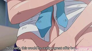 Sensei, Your Big Cock Doesn't Fit In My Tight Pussy! Hentai Uncensored Scene.