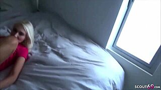 Damn, this German teen 18+ gets drilled after sport at McFit!