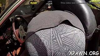 Amateurs engage in sex and fucking in shop