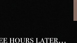 Stepson Takes Viagra for Wild Deepthroat with Brunette and Blonde