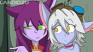 Yordelis Trio entfesselt rohe Power in wilder Hentai Action