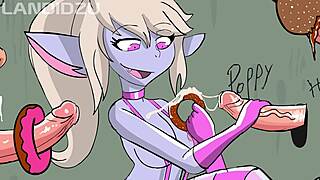 Yordelis trio unleashes raw power in wild hentai action