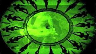 vintage hentai cartoons depict anime comics in antique retro style