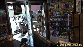 Gloryhole Slut Gets Facial from Monster Cock