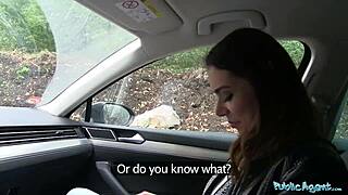 I can't believe Jessica Beil got a backseat creampie for cash in public!