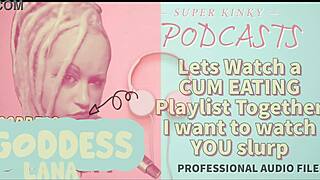 gay kinky podcast watching cum eating playlist together