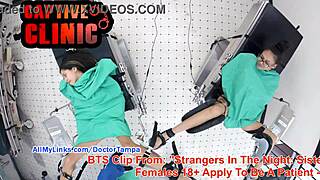 Naked Behind the Scenes with Aria Nicole in Pre-Shoot Setup Talks.