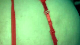 Latina Tied Up and Fucked in Fishnet Stockings