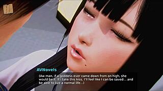 Big Tits Brunette in College Hentai Cartoon Gets Ass Fucked