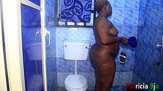 BBW Patricia's Hardcore Shower Sex with Softkind