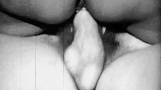 Very Rare Vintage Interracial Threesome Encounter