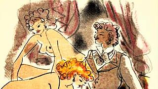 i'm looking at vintage erotic drawings